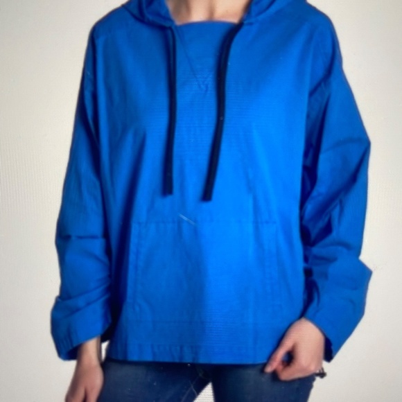 FRAME DENIM Cinched Hooded windbreaker SMALL - Picture 4 of 9